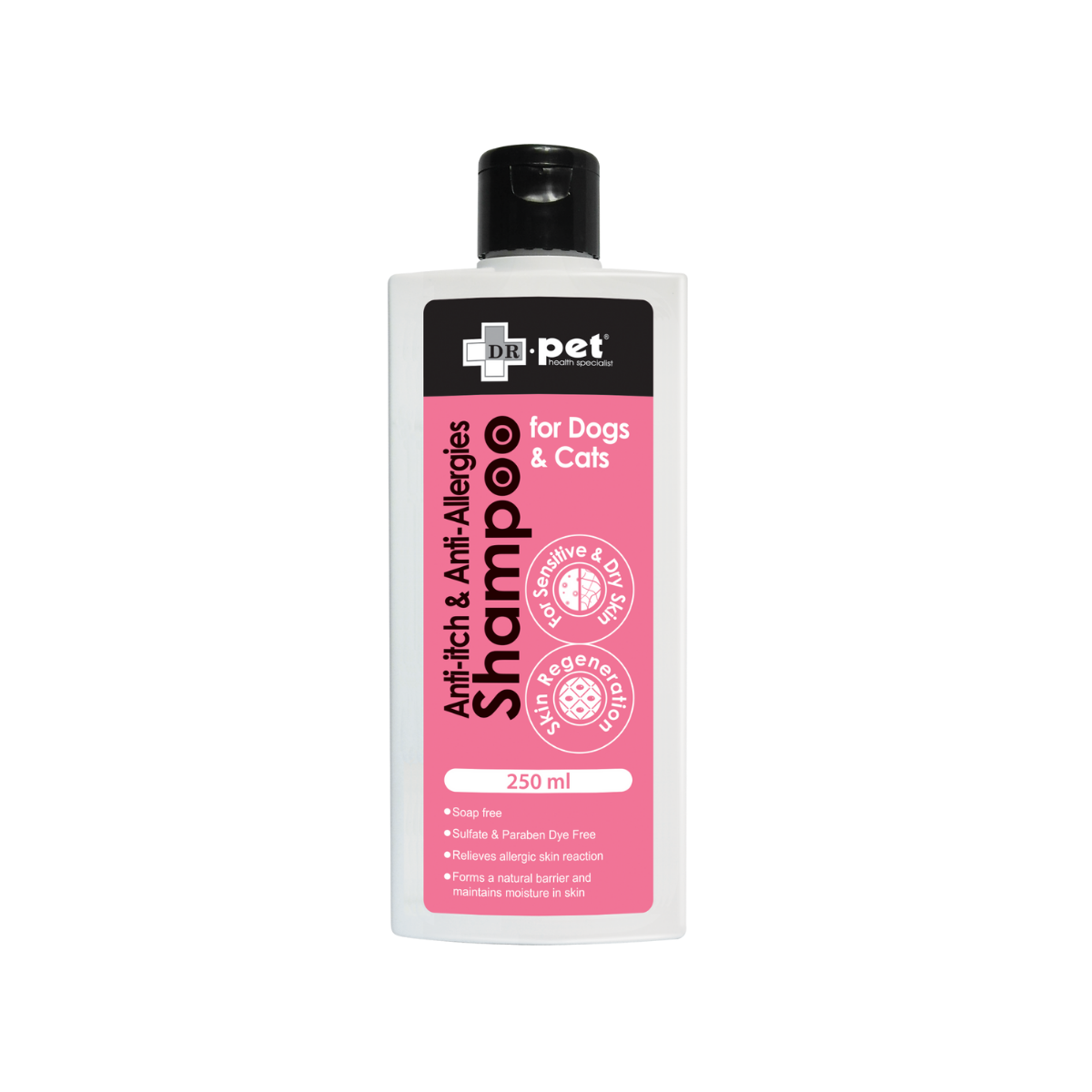 DR. PET-貓狗用保濕止癢防敏感潔毛液250ml