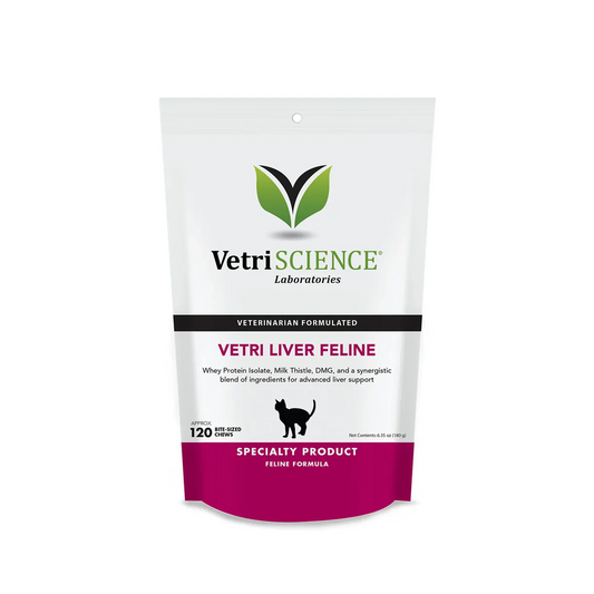 VetriScience-Vetri-Liver 貓用肝臟保健咀嚼片 120粒(新舊包裝隨機發貨)