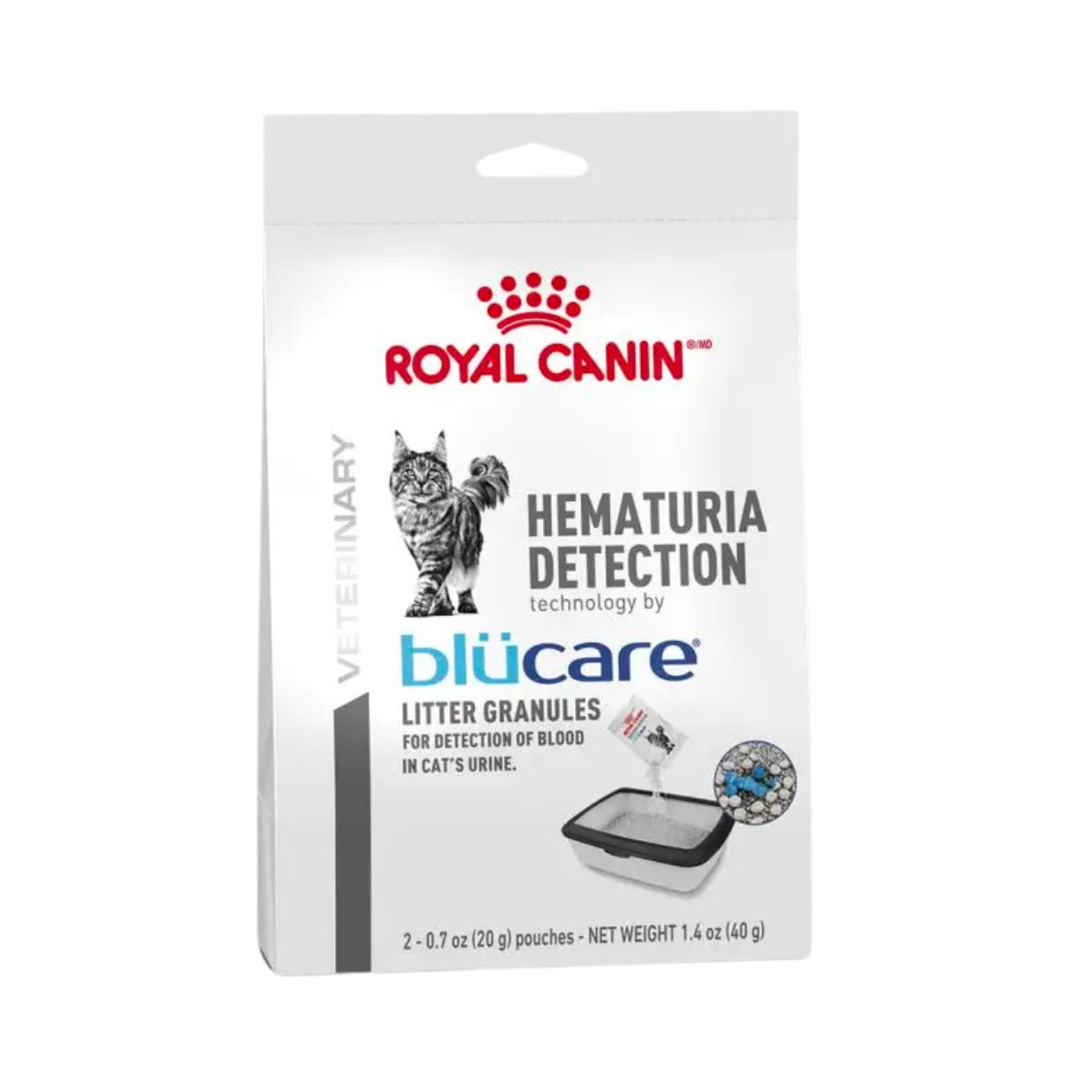 Royal Canin-法國皇家 BLUCARE 家用血尿檢測貓砂2x20g