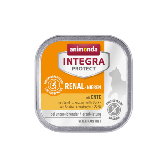 Animonda-INTEGRA PROTECT  貓用腎臟保健盒裝濕糧【鴨味】100g