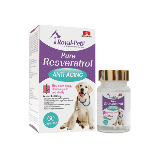 Royal-Pets-犬用純正白藜蘆醇 60粒膠囊