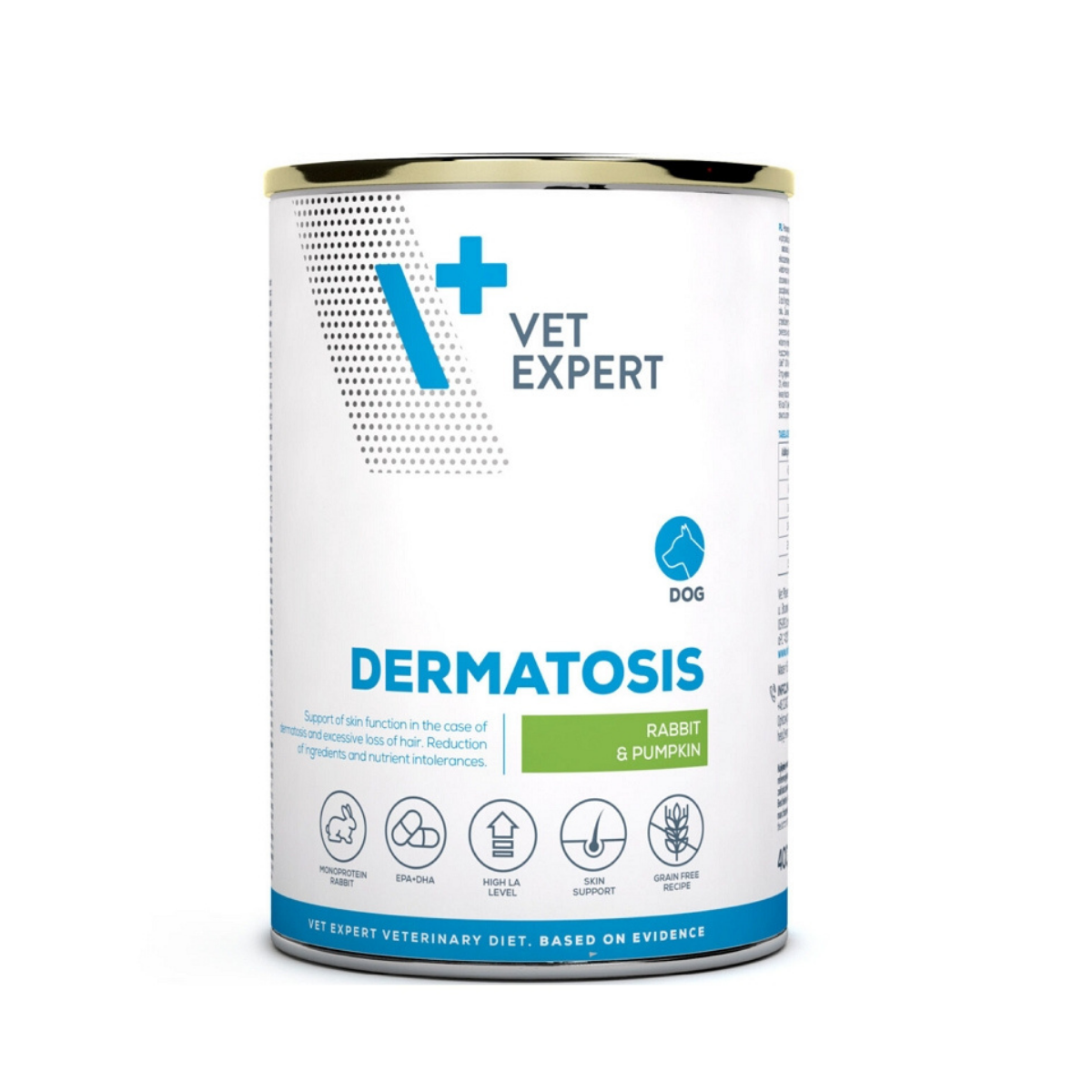 Vet Expert-犬用皮膚病配方處方濕糧(兔肉和南瓜)