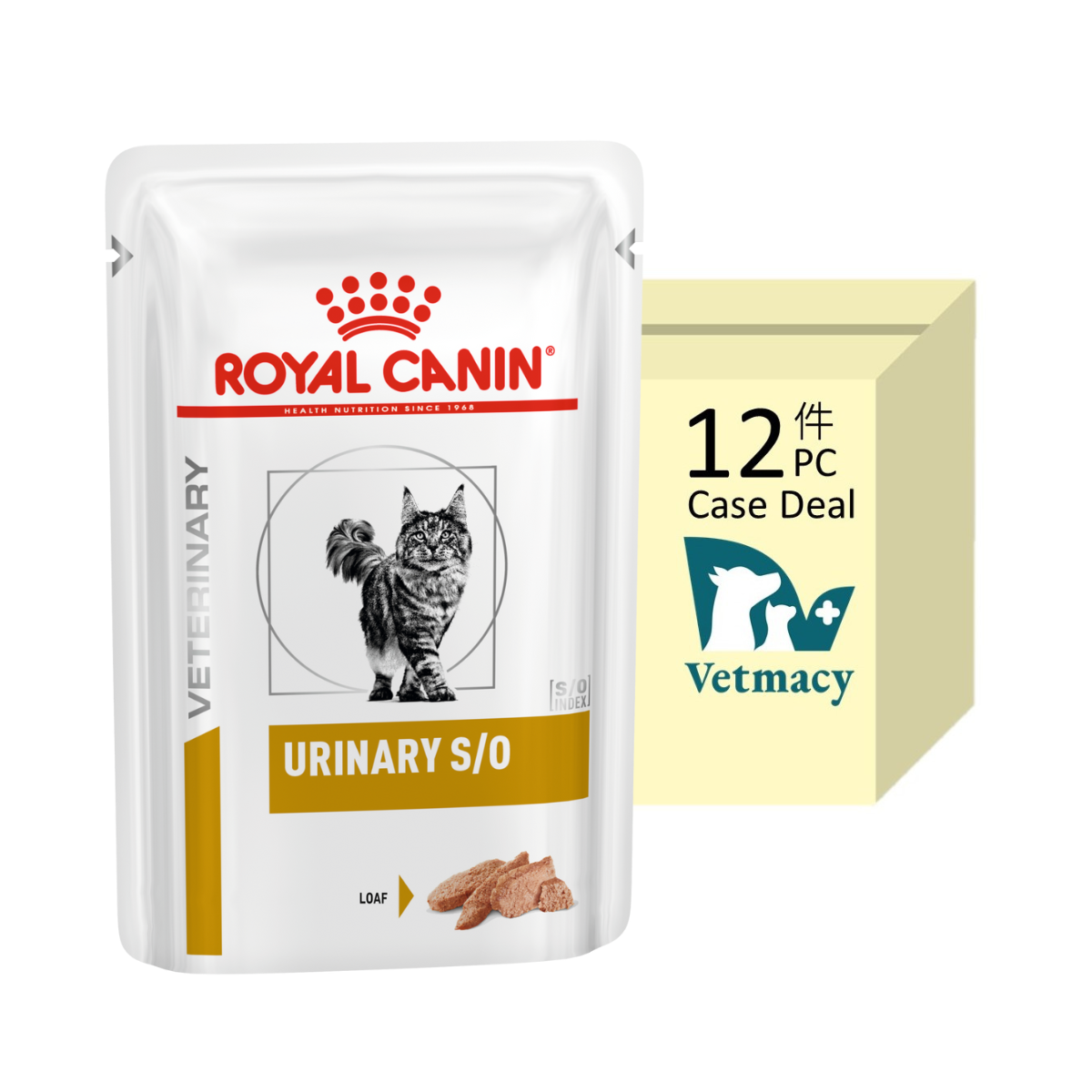 Royal Canin-法國皇家 成貓 泌尿道處方濕糧【肉塊】85gx12包