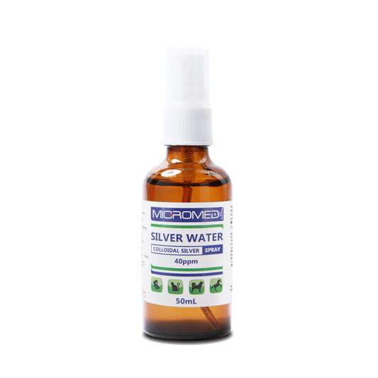 MICROMED VET-貓犬用銀離子Silver Water 全能護理消毒抗菌噴霧 50ml(此日期前最佳:2027.2.28)