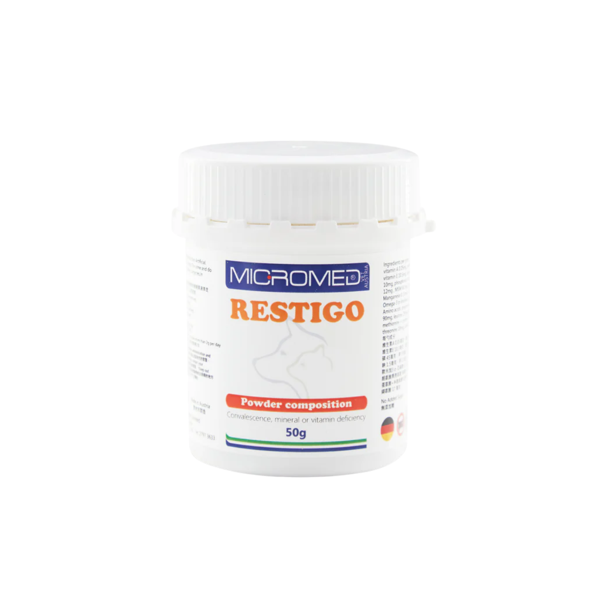 MICROMED VET-貓犬用 RESTIGO 天然維生素粉 50g