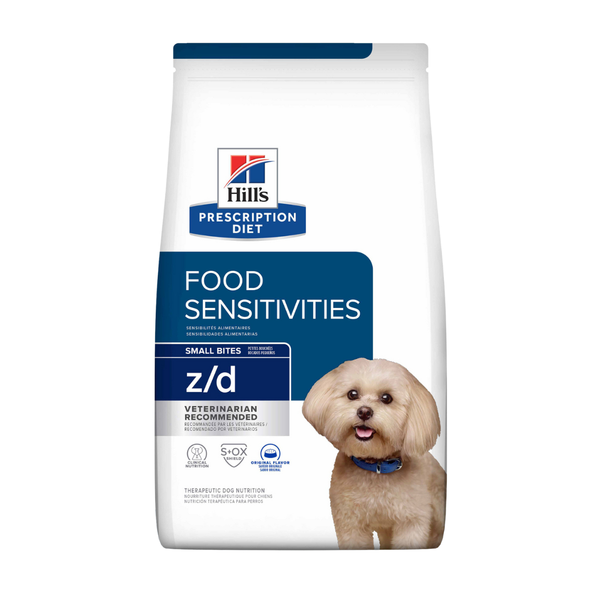 Hill's - 犬用 z/d 皮膚/食物敏感獸醫處方乾糧【細粒】1.5kg(新舊包裝隨機發貨)