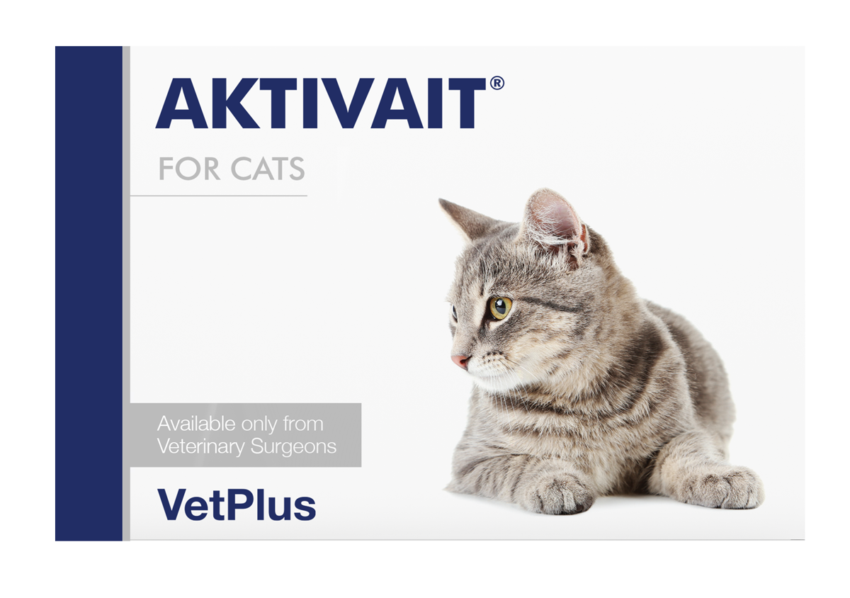 VetPlus Aktivait 貓用腦部健康營養補充膠囊 60粒 官方包裝