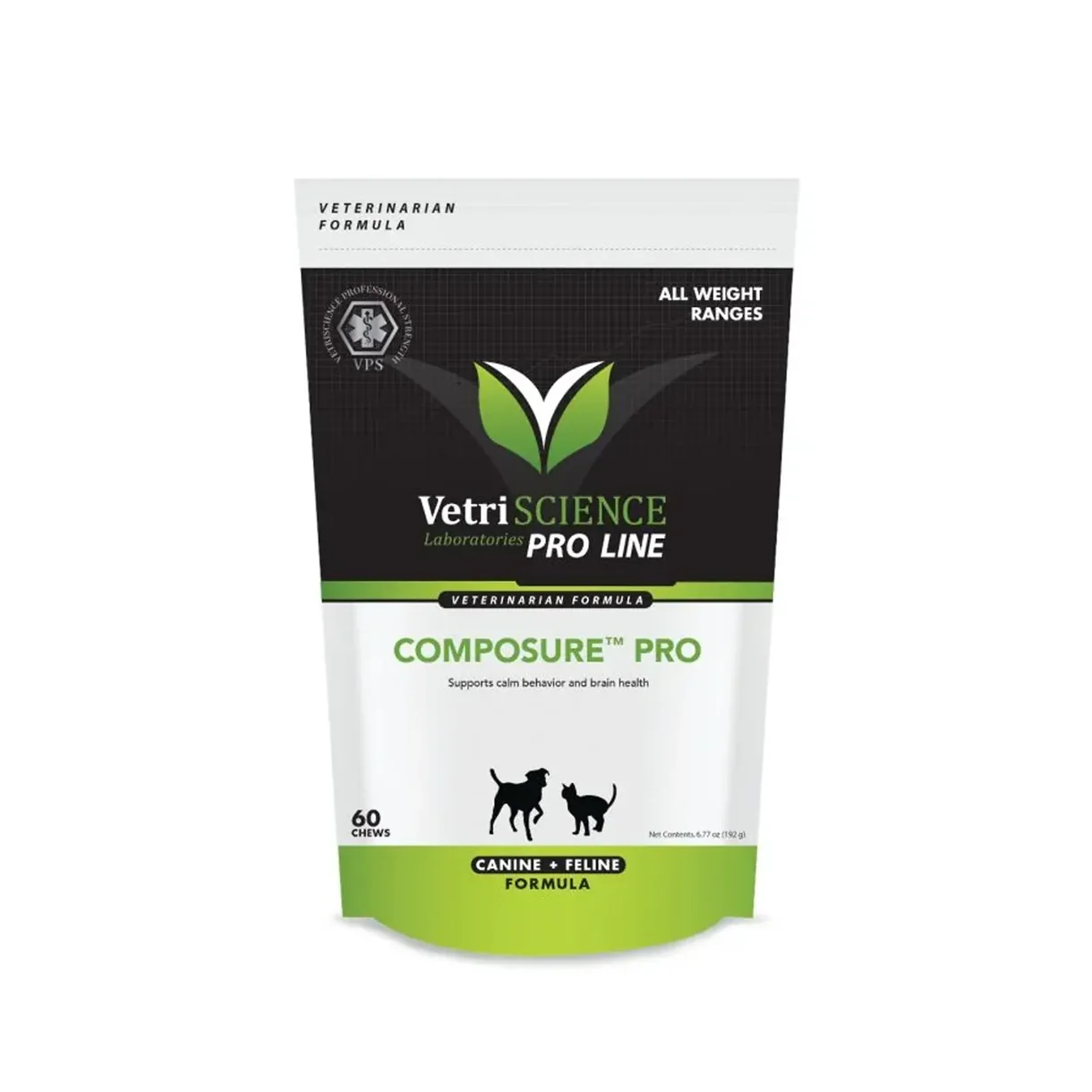 VetriScience-Composure PRO 貓狗情緒舒緩咀嚼肉粒 60粒