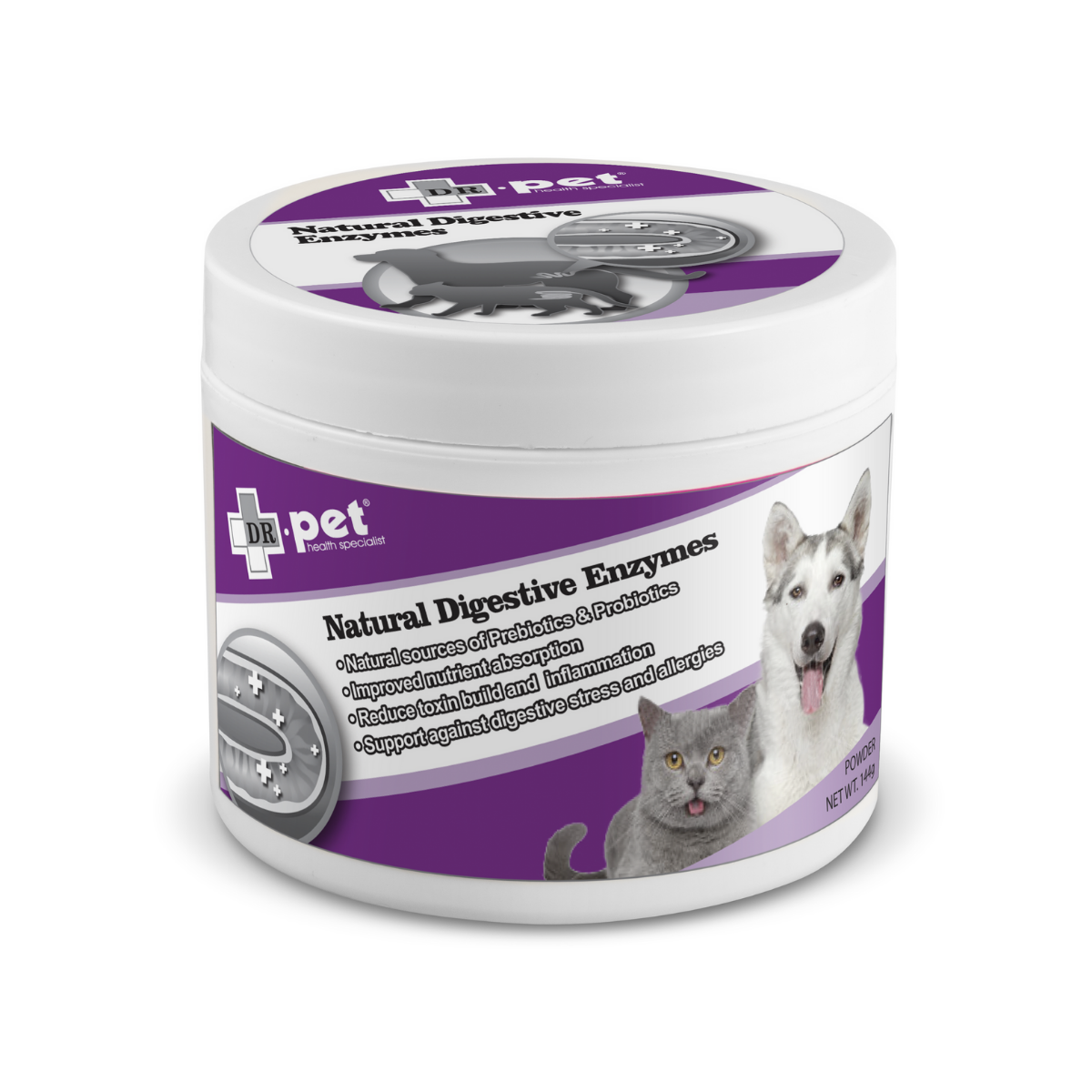 DR. PET-貓狗用健腸菌144g