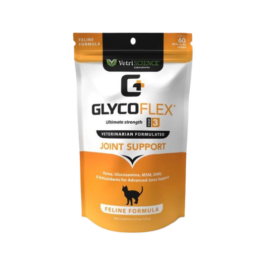 VetriScience-GlycoFlex 3 貓用關節保健咀嚼肉粒 60粒