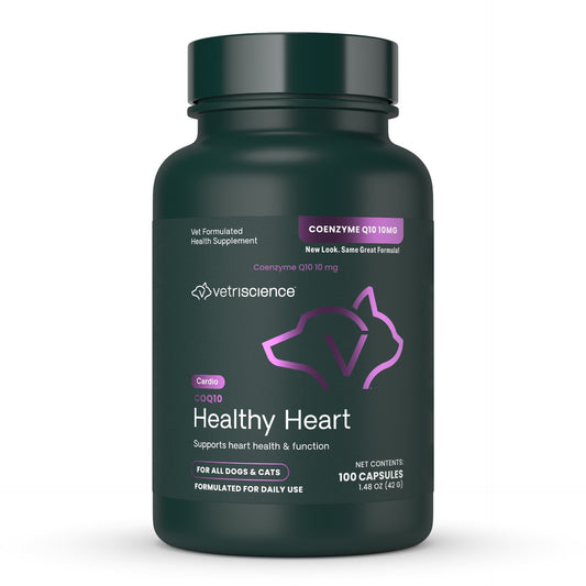 VetriScience-Co Enzyme Q10 貓狗用護心輔酶素 10mg 100粒 - 新包裝無框原圖