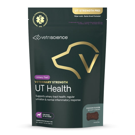 VetriScience UT Strength PRO UT Health for Dogs 60 chews - 新包裝無框原圖