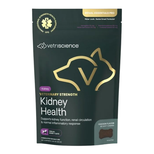 VetriScience-貓狗用腎臟補充咀嚼肉粒 60粒