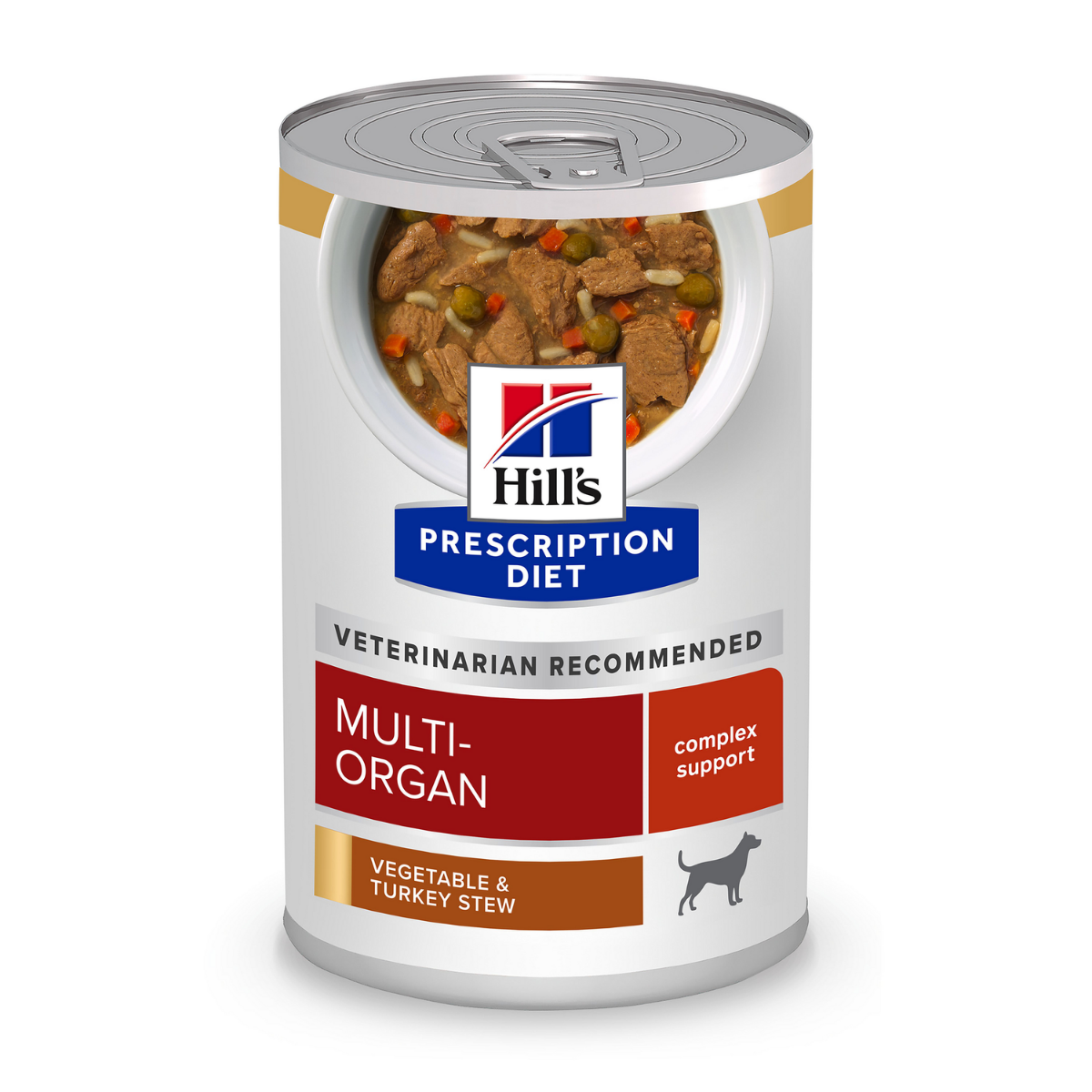 Hill's-犬用Multi-Organ多重器官護理獸醫處方濕糧主食罐頭【燉蔬菜火雞肉】