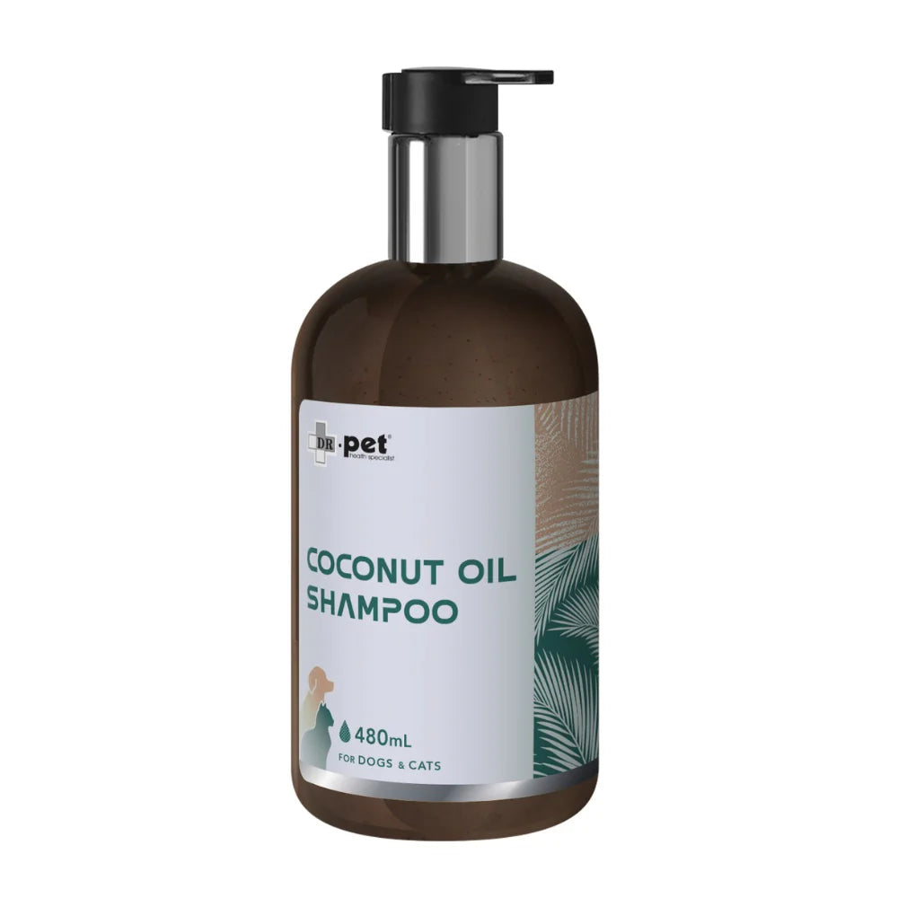 DR. PET-貓狗用椰子核桃油潔毛液480ml