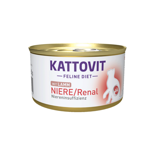 Kattovit-康特維 貓用腎臟保健罐裝濕糧【羊味】85g