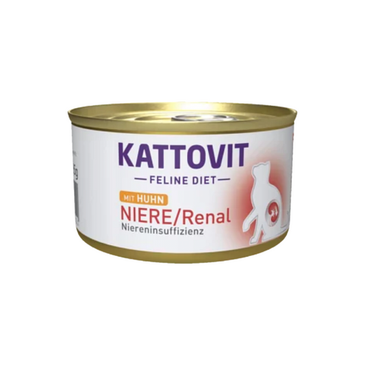 Kattovit-康特維 貓用腎臟保健罐裝濕糧【雞味】85g
