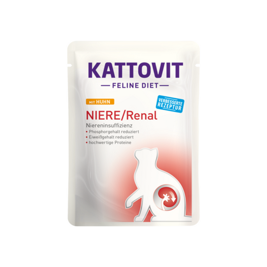 Kattovit-康特維 貓用腎臟保健袋裝濕糧【雞味】85g