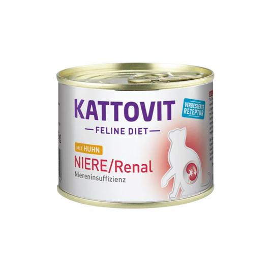 Kattovit-康特維 貓用腎臟保健罐裝濕糧【雞味】185g