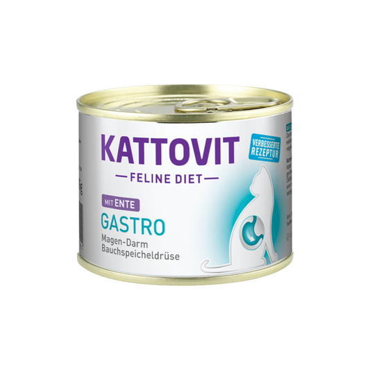 Kattovit-康特維 貓用腸胃保健罐裝濕糧【鴨味】185g