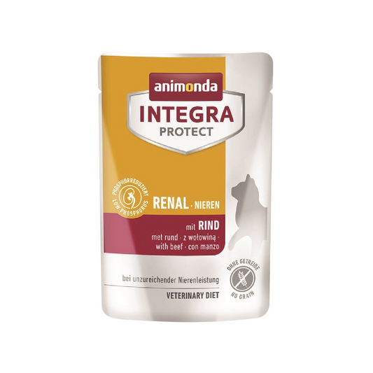 Animonda-INTEGRA PROTECT 成貓腎臟 牛肉配方處方濕糧 貓糧 85克