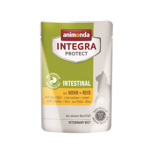 Animonda-INTEGRA PROTECT 成貓腸道健康 雞肉+米配方處方濕糧 貓糧 85克