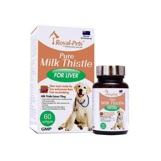 Royal-Pets-犬用純正奶薊素(肝臟保健品) 60粒軟膠囊