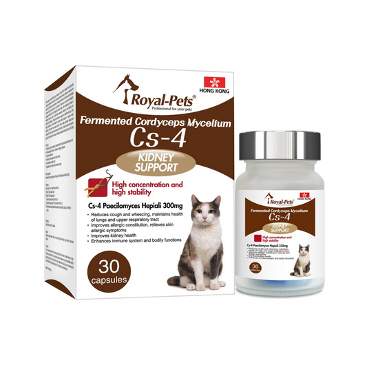 Royal-Pets-貓用Cs-4發酵蟲草菌絲體 30粒膠囊