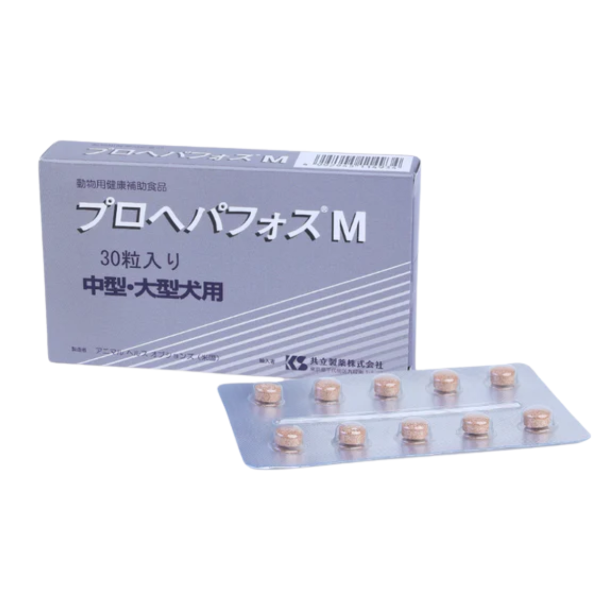 共立製藥 - 倍效肝援錠M 中大型犬肝臟保健 30粒