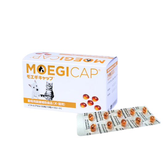 共立製藥 - 貝節益(膠囊)MOEGICAP 犬貓關節/皮膚/心血管加強錠 100粒