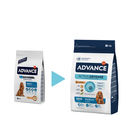 ADVANCE-日常中型成犬糧(適合體重10-30kg/年齡1-7歲)3kg
