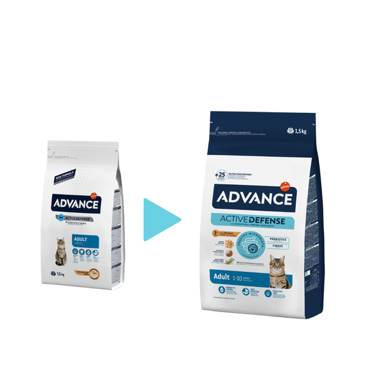 ADVANCE-日常成貓糧 (適合年齡1-10歲) 1.5kg