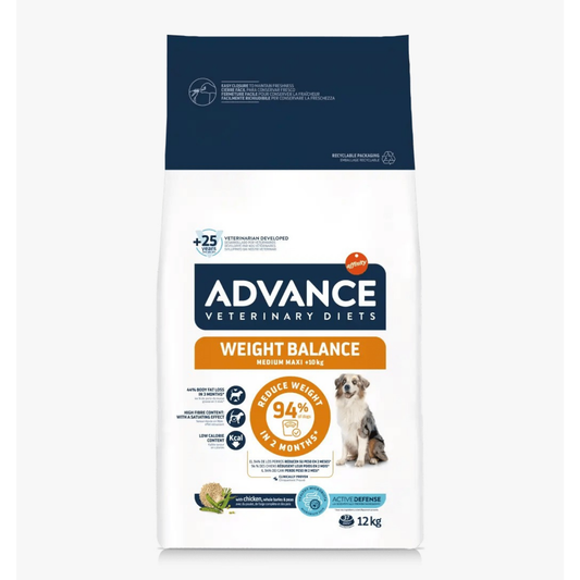 ADVANCE-處方狗糧 – 減肥專用（適合體重10kg以上中大型犬種）3kg