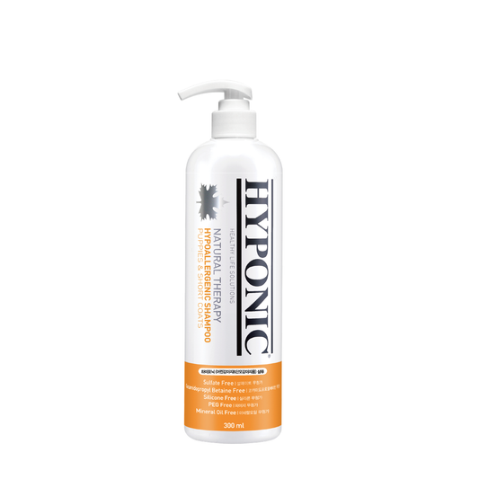 HYPONIC-狗用極致低敏高保濕強化呵護(幼犬/短毛)沖涼液300ml