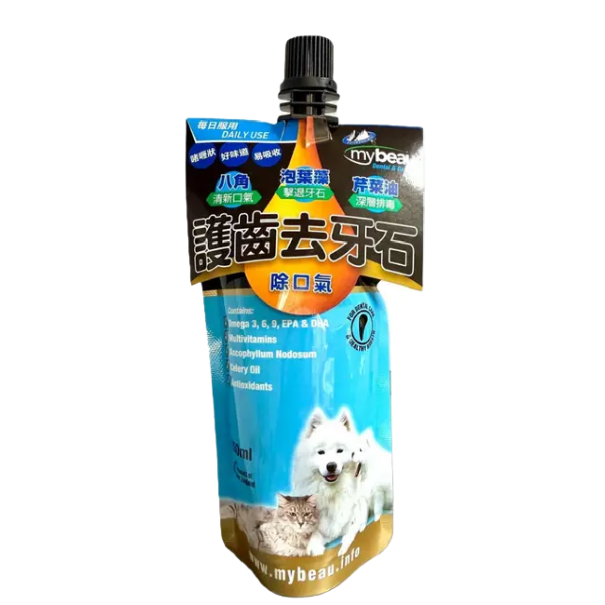 Mybeau®-貓狗用液態維他命護齒除口氣 150ml