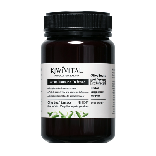 Kiwivital-OliveBoost寵物專用橄欖葉草療補充劑150g