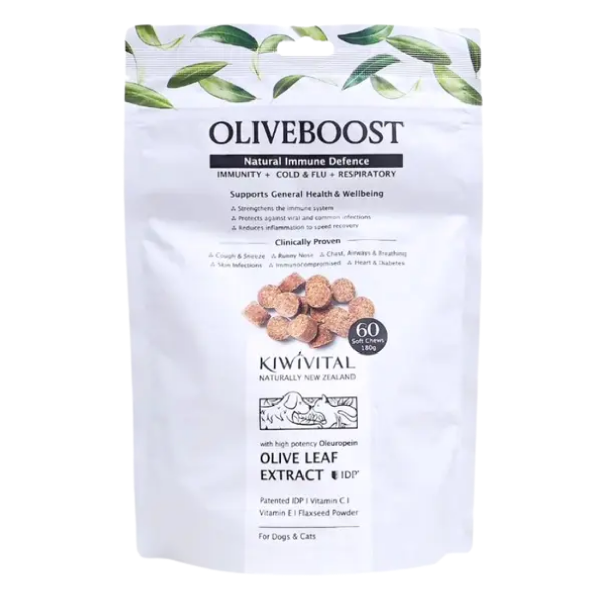 Kiwivital-Oliveboost維C橄欖葉軟粒(免疫速升補健品)180克/60粒