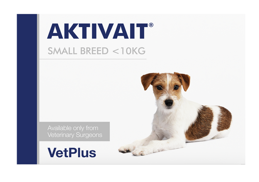 VetPlus Aktivait 小型犬用腦部健康營養片 60片 官方包裝正面