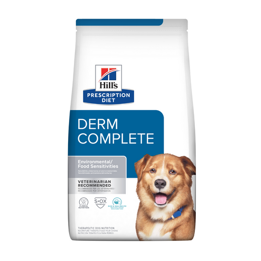 Hills - 犬用 Derm Complete 處方乾糧【原粒裝】14.3lbs