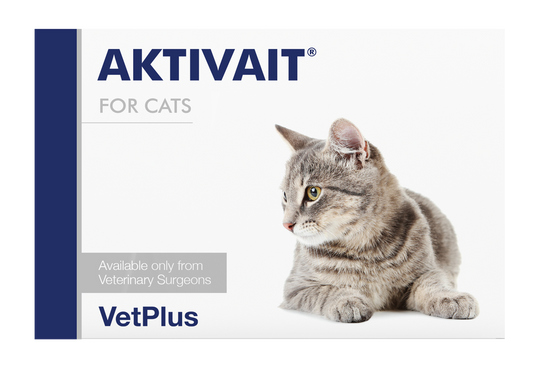 VetPlus Aktivait 貓用腦部健康營養補充膠囊 60粒 官方包裝